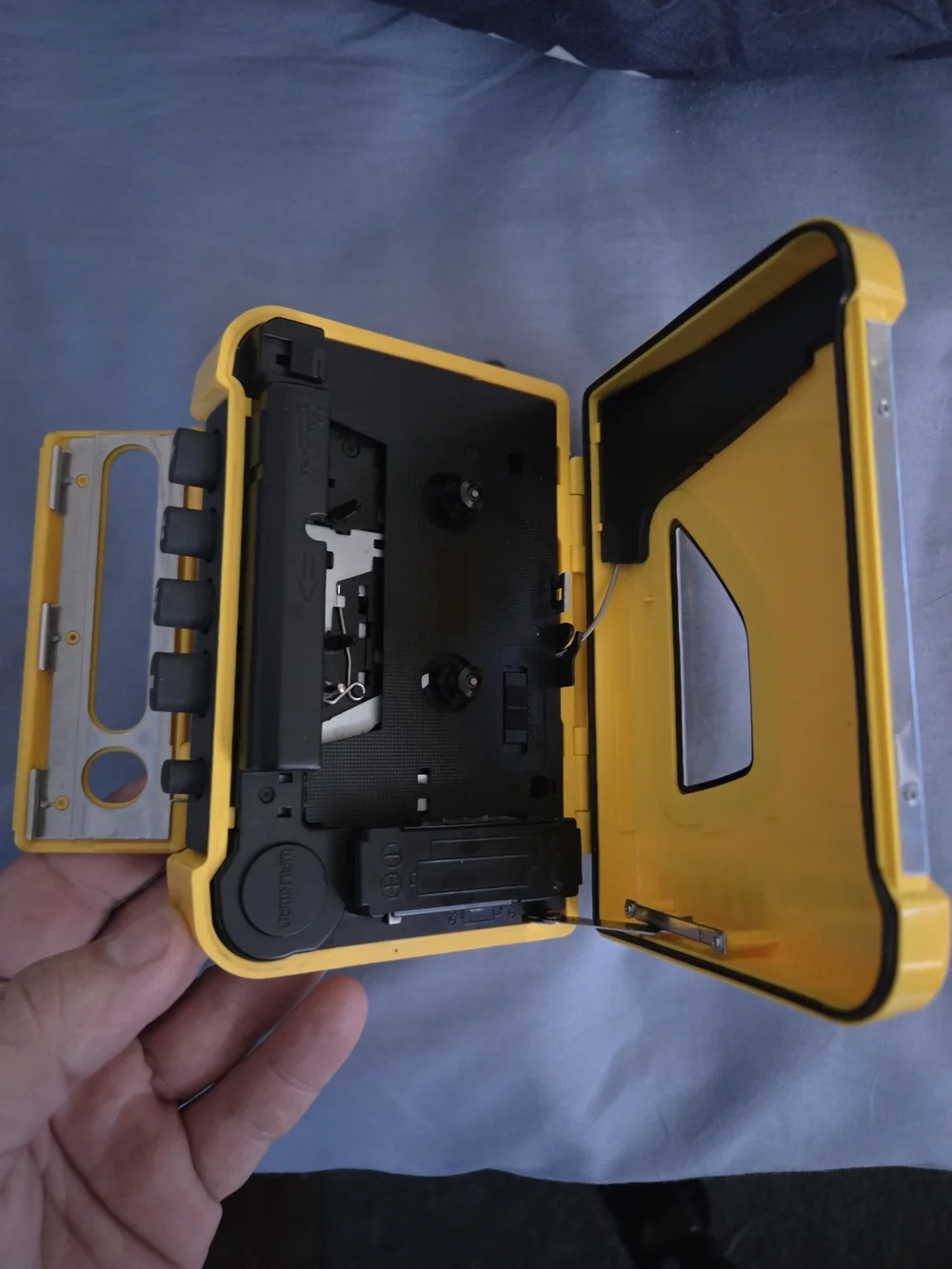 Sony Yellow Sports Walkman Portable Cassette Player